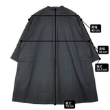mizuiro-ind ブラウス バンドカラー コットン 日本製 半袖シャツ ブラック レディース ミズイロインド【中古】6-0609S△