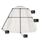 nest Robe リネンスタンドフリルブラウス バックボタン 01154-1289 2way ブラウス シャツ ホワイト レディース ネストローブ【中古】6-0717M♪