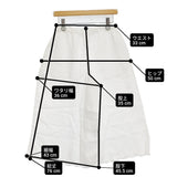 nest Robe リネンイージーワイドパンツ 01161-1006 ガウチョパンツ ホワイト レディース ネストローブ【中古】6-0717M♪