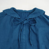 nest Robe ヘンプ超撥水 セーラーカラーコート 01222-1207 ワンピース 22SS ブルー レディース ネストローブ【中古】6-0910M∞