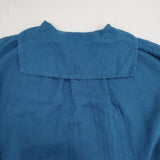nest Robe ヘンプ超撥水 セーラーカラーコート 01222-1207 ワンピース 22SS ブルー レディース ネストローブ【中古】6-0910M∞