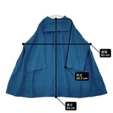 nest Robe ヘンプ超撥水 セーラーカラーコート 01222-1207 ワンピース 22SS ブルー レディース ネストローブ【中古】6-0910M∞