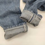 nest Robe リネン テーパード 01181-1011 サイズ1 日本製 デニムパンツ ブルー レディース ネストローブ【中古】6-0717M♪