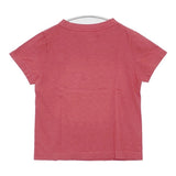 45R/45rpm 新品 ジンバブエコットンの桜染め45星Tシャツ（再び） 半袖Ｔシャツ カットソー ピンク レディース フォーティーファイブアールピーエム【中古】6-0526S♪