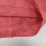 45R/45rpm 新品 ジンバブエコットンの桜染め45星Tシャツ（再び） 半袖Ｔシャツ カットソー ピンク レディース フォーティーファイブアールピーエム【中古】6-0526S♪