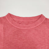 45R/45rpm 新品 ジンバブエコットンの桜染め45星Tシャツ（再び） 半袖Ｔシャツ カットソー ピンク レディース フォーティーファイブアールピーエム【中古】6-0526S♪