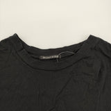 mizuiro-ind アシンメトリー Tシャツドレス 半袖 日本製 ワンピース ブラック レディース ミズイロインド【中古】6-0531S♪
