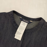 MAX MARA S Max Mara デニム コットン 比翼ボタン ワンピース ネイビー レディース マックスマーラ【中古】6-0809M∞