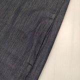 MAX MARA S Max Mara デニム コットン 比翼ボタン ワンピース ネイビー レディース マックスマーラ【中古】6-0809M∞