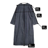 MAX MARA S Max Mara デニム コットン 比翼ボタン ワンピース ネイビー レディース マックスマーラ【中古】6-0809M∞