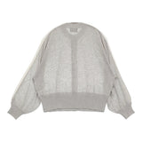 ensoleille レーヨンナイロンニット クルーネック シアー カーディガン カーディガン グレー レディース アンソレイユ【中古】6-0717M♪