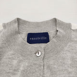 ensoleille レーヨンナイロンニット クルーネック シアー カーディガン カーディガン グレー レディース アンソレイユ【中古】6-0717M♪