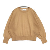 SLOBE IENA シアーニットプルオーバー 定価10450円 セーター ニット 24SS キャメル レディース スローブイエナ【中古】6-0612M♪