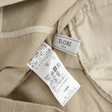 SLOBE IENA リネンコットンダブルブレストジャケット 定価19800円 テーラードジャケット 24SS ベージュ レディース スローブイエナ【中古】6-0612M♪