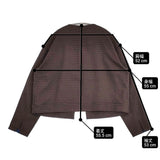 andhue センソユニコ and hue vintage jacquard ジャケット 定価26400円 13285018 サイズ38 ジャケット チャ レディース アンデュー【中古】6-0618G◎