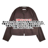 andhue センソユニコ and hue vintage jacquard ジャケット 定価26400円 13285018 サイズ38 ジャケット チャ レディース アンデュー【中古】6-0618G◎
