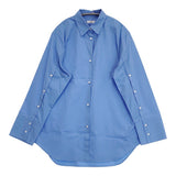 VERMEIL par iena 24SS コットン 24050938801030 長袖シャツ ミズイロ レディース ヴェルメイユパーイエナ【中古】6-0618G◎