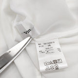 vin プチロゴシアートップス サイズ9号 定価10000円 081320519 長袖Ｔシャツ カットソー ロンＴ オフホワイト レディース ヴァン【中古】6-0717M♪