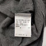theory RASA2 COTTON SMOOTH VネックTシャツ サイズS 半袖Ｔシャツ カットソー チャコールグレー メンズ セオリー【中古】6-0630S♪