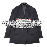 ZARA ダブルブレストオーバーサイズブレザー テーラードジャケット ブラック レディース ザラ【中古】6-1005M∞