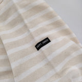 SAINT JAMES 新品 ウエッソン T5 定価13200円 ボーダー 長袖Ｔシャツ カットソー ロンＴ ベージュ ホワイト レディース セントジェームス【中古】6-0519M♪