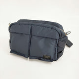 PORTER TANKER WAIST BAG KURA CHIKA by PORTER限定色 622-78302 ウエストバッグ アイアンブルー ネイビー メンズ ポーター【中古】6-0526G♪