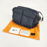 PORTER TANKER WAIST BAG KURA CHIKA by PORTER限定色 622-78302 ウエストバッグ アイアンブルー ネイビー メンズ ポーター【中古】6-0526G♪