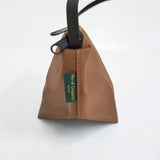Herve Chapelier ナイロン舟型ショルダーバッグS 定価30580円 2885N ショルダーバッグ ブラウン レディース エルベ・シャプリエ【中古】6-0526G♪
