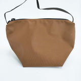 Herve Chapelier ナイロン舟型ショルダーバッグS 定価30580円 2885N ショルダーバッグ ブラウン レディース エルベ・シャプリエ【中古】6-0526G♪