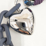 ear papillonner uchida企画 ハート付きロープストラップ バッグチャーム EAZ1051111A0011 チャーム コン 多色 レディース イアパピヨネ【中古】6-0615G◎
