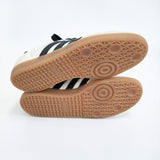 adidas 未使用品 SAMBA OG サンバ 25cm 定価15950円 スニーカー クリームホワイト ブラック レディース アディダス【中古】6-0519G♪