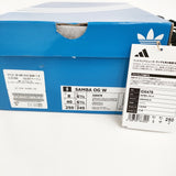 adidas 未使用品 SAMBA OG サンバ 25cm 定価15950円 スニーカー クリームホワイト ブラック レディース アディダス【中古】6-0519G♪
