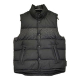 COACH リバーシブルカラーブロックダウンベスト CBB62 定価39600円 ダウンベスト ブラック メンズ コーチ【中古】6-0925T♪