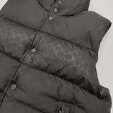 COACH リバーシブルカラーブロックダウンベスト CBB62 定価39600円 ダウンベスト ブラック メンズ コーチ【中古】6-0925T♪