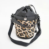 Mackintosh ANNAN BUCKET LEO バケットバッグ レオパード 2WAY ミニバケットショルダーバッグ 定価35200円 ショルダーバッグ クロ チャ レディース マッキントッシュ【中古】6-0518G◎
