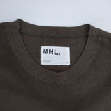 MHL. 圧縮ウール プルオーバー 595-7253509 セーター ニット カーキ レディース エムエイチエル【中古】6-1005T∞