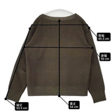 MHL. 圧縮ウール プルオーバー 595-7253509 セーター ニット カーキ レディース エムエイチエル【中古】6-1005T∞