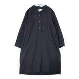MHL. WOOL COTTON TWILL DRESS ウールコットンツイルドレス 595-7258504 定価39600円 ワンピース ブラック レディース エムエイチエル【中古】6-1005T∞