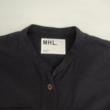 MHL. WOOL COTTON TWILL DRESS ウールコットンツイルドレス 595-7258504 定価39600円 ワンピース ブラック レディース エムエイチエル【中古】6-1005T∞