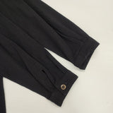 MHL. WOOL COTTON TWILL DRESS ウールコットンツイルドレス 595-7258504 定価39600円 ワンピース ブラック レディース エムエイチエル【中古】6-1005T∞