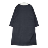 MHL. WOOL COTTON ウールコットン 595-6258509 肩ボタン ワンピース ブラック レディース エムエイチエル【中古】6-1005T∞