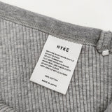 HYKE ワンショルダー コットン リブ タンクトップ グレー レディース ハイク【中古】6-0525S◎