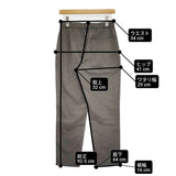 assiette/SHIPS 別注 ストレッチワッシャーテーパードパンツ 定価18700円 サイズ0 パンツ グレー レディース アシェット/シップス【中古】6-0717M♪