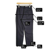 assiette/SHIPS 別注 ストレッチワッシャーテーパードパンツ 定価18700円 サイズ0 パンツ ネイビー レディース アシェット/シップス【中古】6-0717M♪