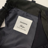 assiette/SHIPS 別注 テーパードパンツ 定価20900円 サイズ1 パンツ ネイビー レディース アシェット/シップス【中古】6-0809G∞