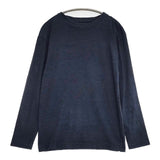 45R/45rpm 天竺 インディゴ サイズ2 長袖Ｔシャツ カットソー ロンＴ ネイビー レディース フォーティーファイブアールピーエム【中古】6-0809M∞