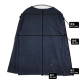 45R/45rpm 天竺 インディゴ サイズ2 長袖Ｔシャツ カットソー ロンＴ ネイビー レディース フォーティーファイブアールピーエム【中古】6-0809M∞