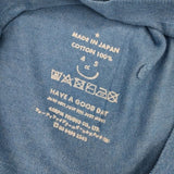 45R/45rpm 超ガーゼのクルーネックTシャツ コットン セーター ニット ブルー レディース フォーティーファイブアールピーエム【中古】6-0809M∞