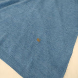 45R/45rpm 超ガーゼのクルーネックTシャツ コットン セーター ニット ブルー レディース フォーティーファイブアールピーエム【中古】6-0809M∞
