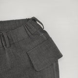 45R/45rpm ウールストレッチ イージーパンツ サイズ2 パンツ グレー レディース フォーティーファイブアールピーエム【中古】6-1005T∞